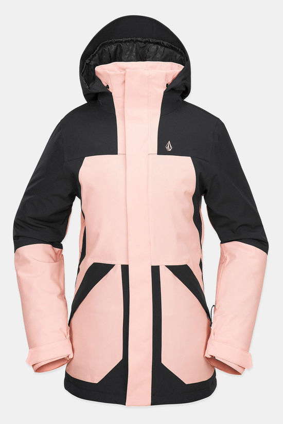 Volcom Shelter 3D Stretch Jacket Ski-Jas Dames Light Pink/Black