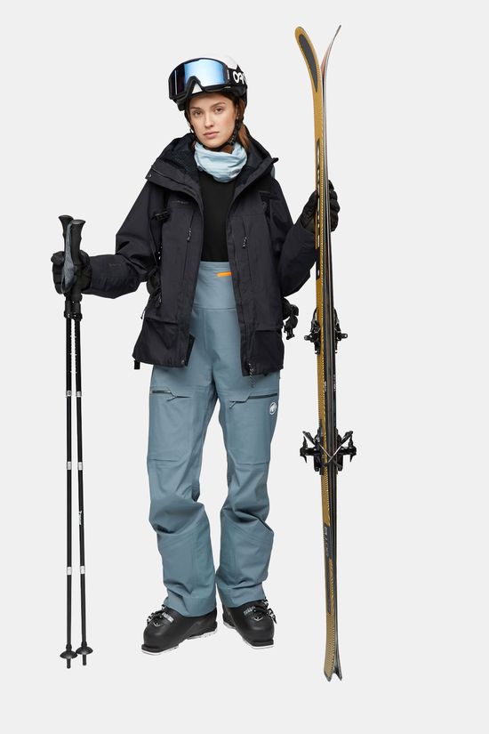 Mammut Haldigrat Gtx Hs Thermo Hooded Jacket Women Ski-Jas Dames Black