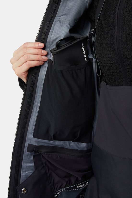 Mammut Eiger Free Pro Hs Hooded Jacket Women Ski-Jas Dames Black