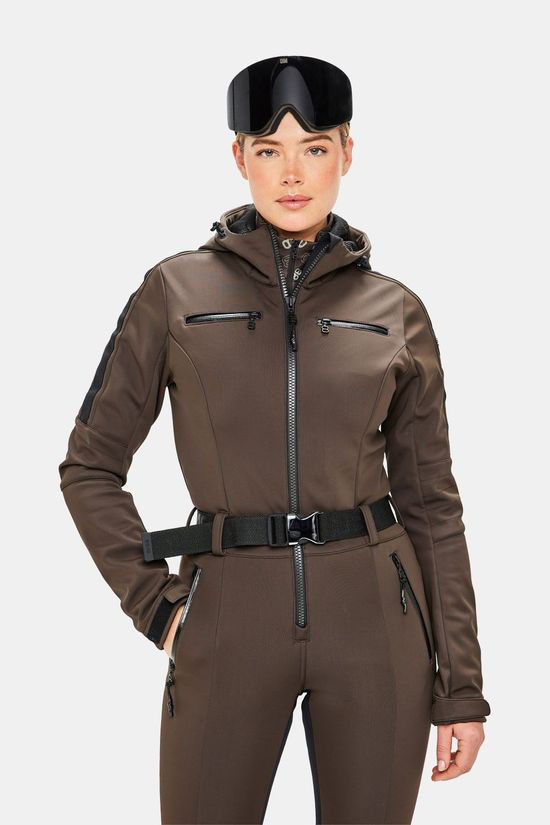 8848 Altitude Cat Ski Suit Softshell Skipak dark brown