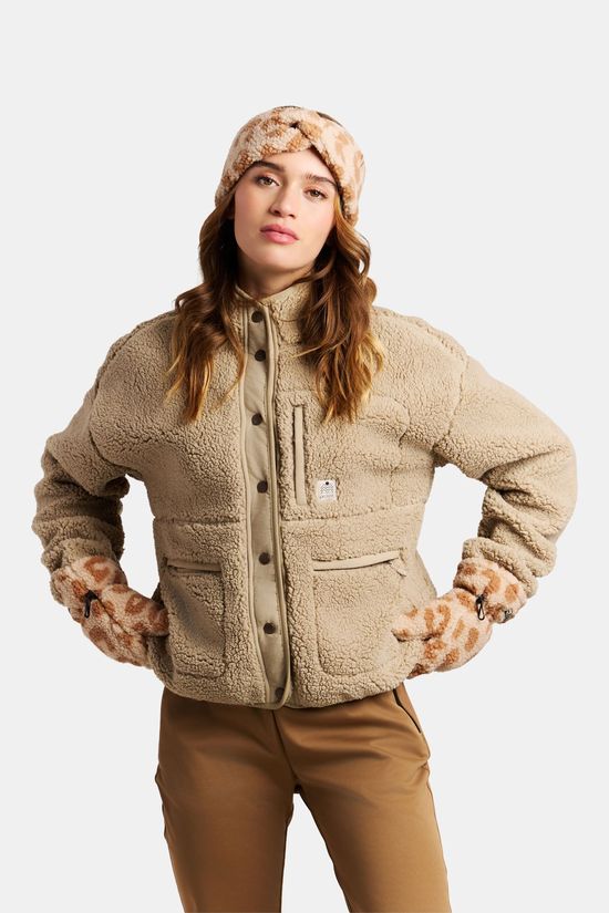 Protest PRTlux Outdoor Fleecevest Dames Bruin