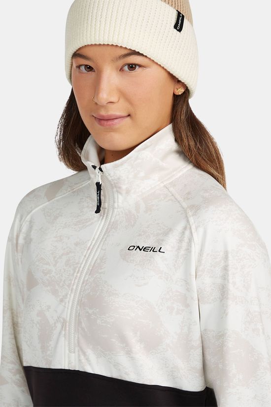 O'Neill Fwc'Cruz Printed Hz Fleece Fleecetrui Dames white/black