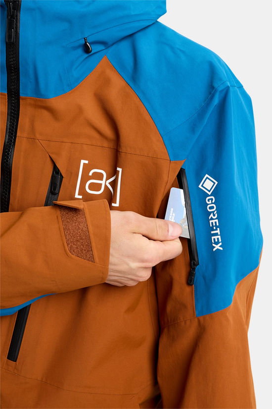 Burton [ak] Cyclic Gore-Tex 2L Jacket Ski-Jas brown/mid blue