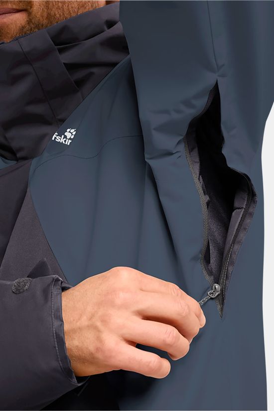 Jack Wolfskin Flowline 2L Ins Jkt M Ski-Jas dark blue