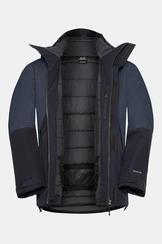 Jack Wolfskin Flowline 2L Ins Jkt M Ski-Jas dark blue