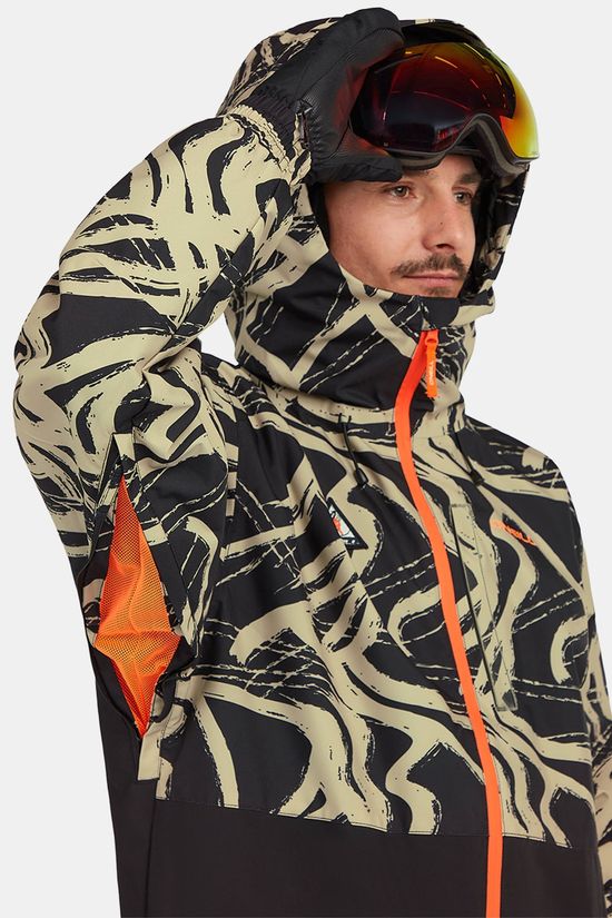 O'Neill Fwc'Play Park Snow Jacket Ski-Jas Black/Beige