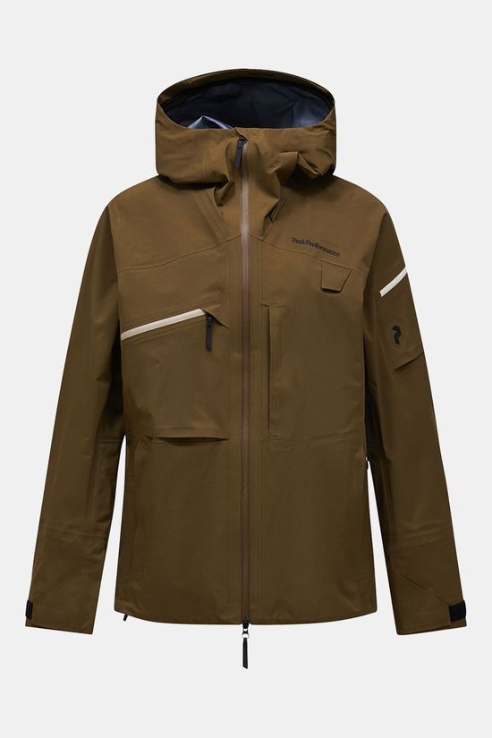 Peak Performance Alpine Gore-Tex 3L Ski-Jas mid brown