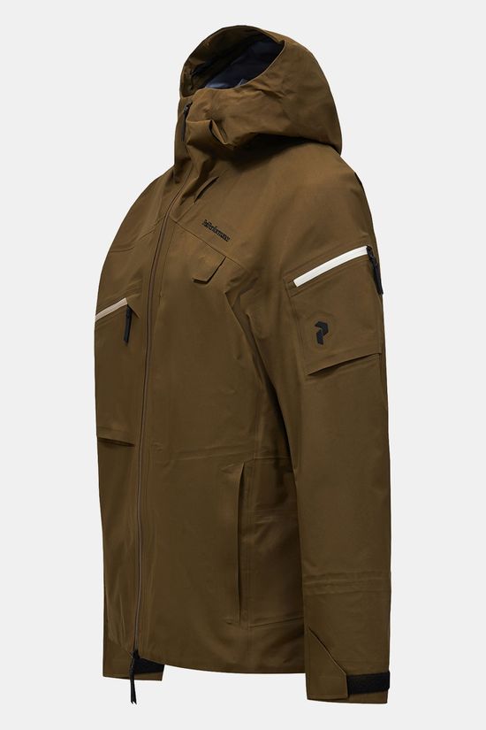 Peak Performance Alpine Gore-Tex 3L Ski-Jas mid brown