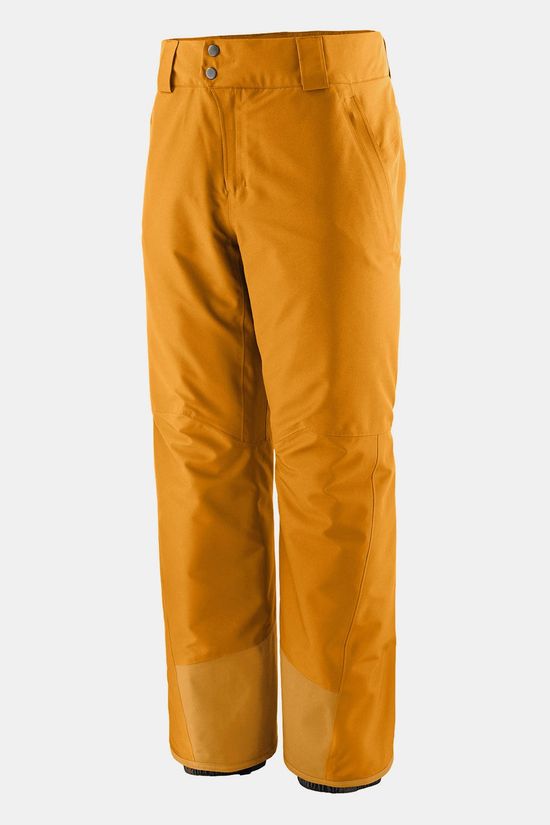 Patagonia Insulated Powder Town Regular Skibroek Camel Brown