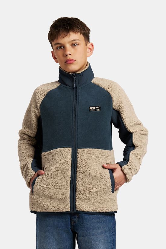 Protest PRTluc Fleecevest Junior Navy Blue/Beige