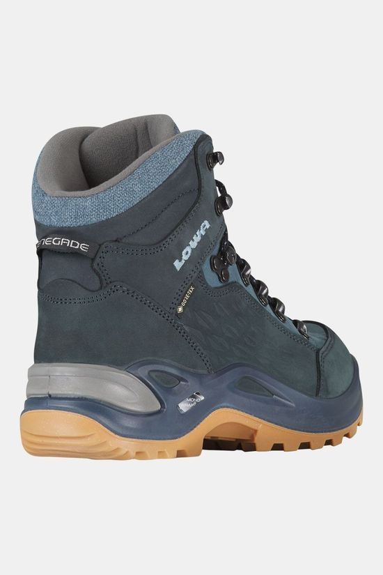 Lowa Renegade Warm Gore-Tex Winterschoen Dames Navy/Iceblue
