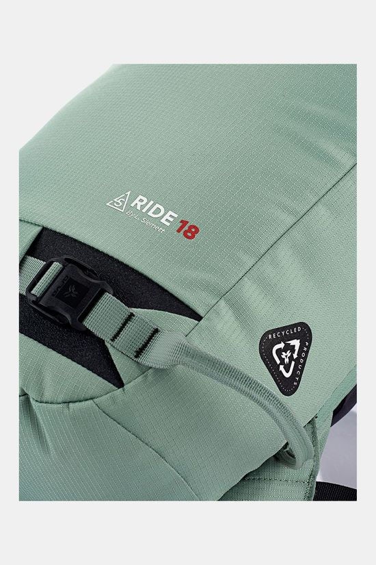 Arva Ride 18 Ski Rugzak light blue/red