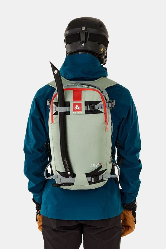 Arva Ride 18 Ski Rugzak light blue/red