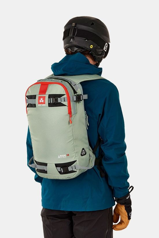 Arva Ride 18 Ski Rugzak light blue/red