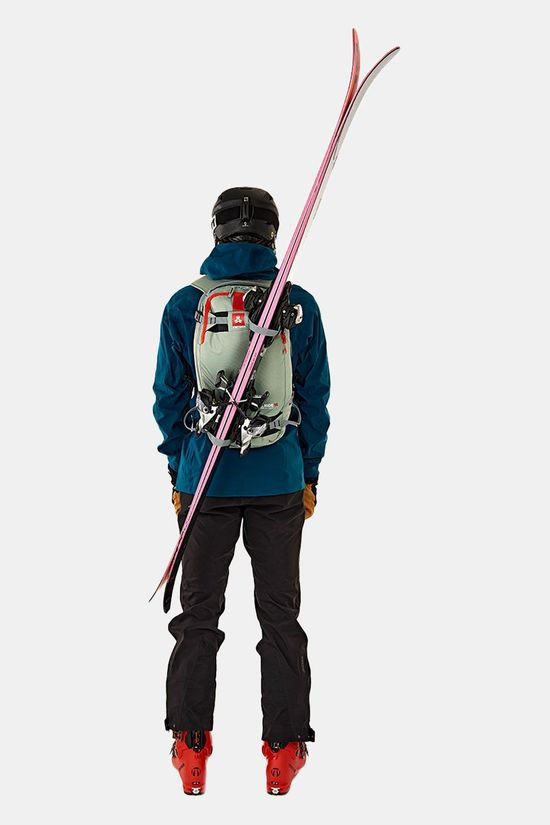 Arva Ride 18 Ski Rugzak light blue/red