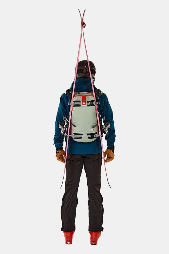 Arva Ride 18 Ski Rugzak light blue/red