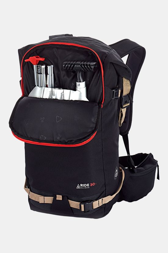 Arva Ride30+ - Backpack Ski Rugzak Black