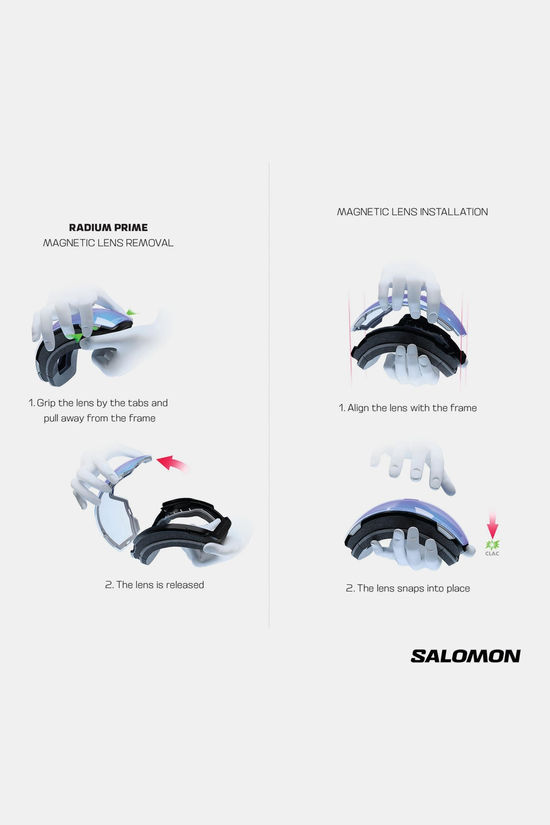Salomon Radium Prime Sigmaphoto Skibril black/red