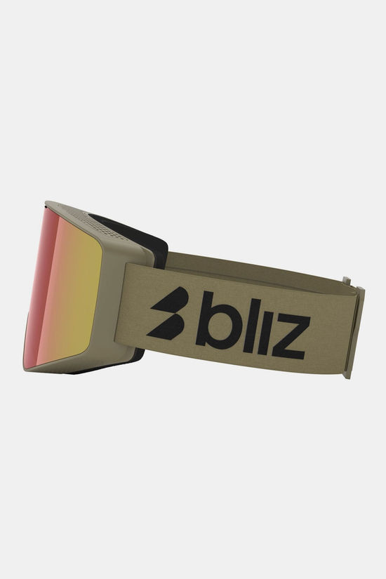 Bliz G001 Skibril mid khaki/red