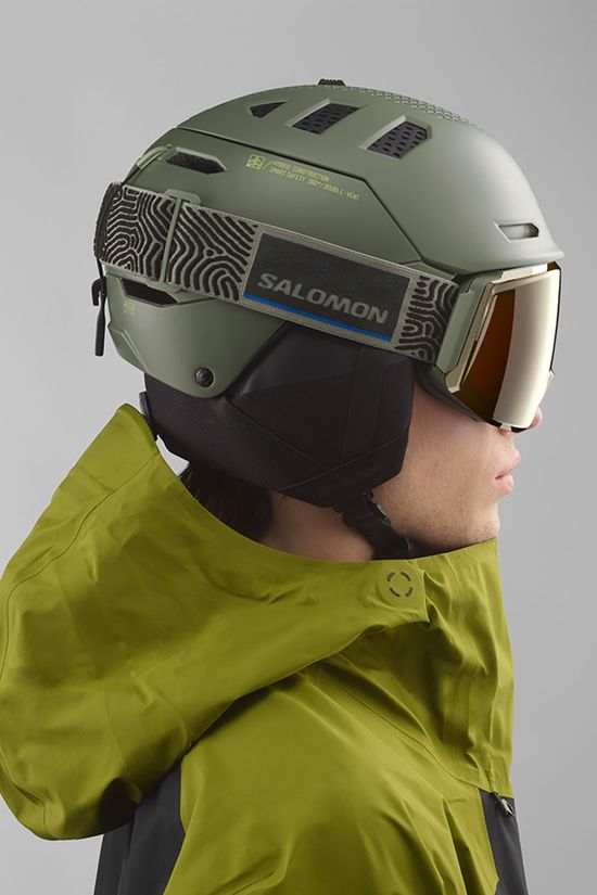 Salomon Husk Prime Mips Skihelm mid grey