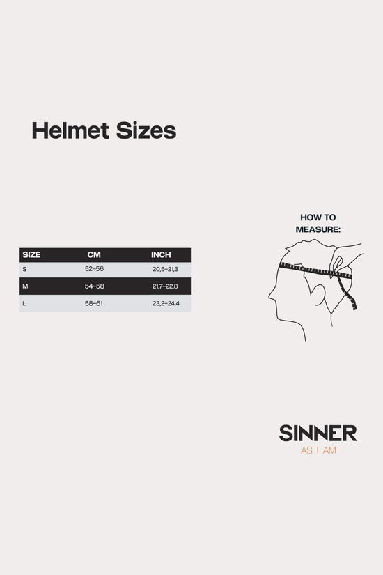 Sinner Crest Skihelm Kids Junior black