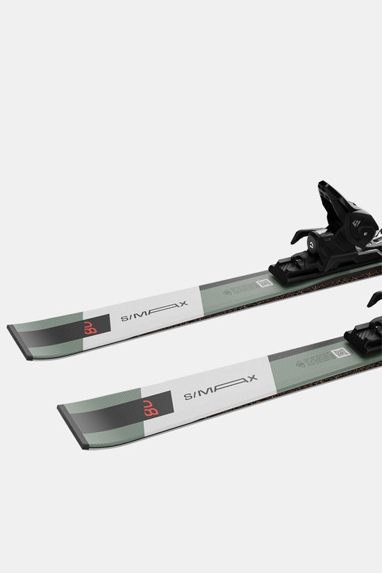 Salomon Set E S/Max 8 + M10 Gw L80 Ski dark green/black