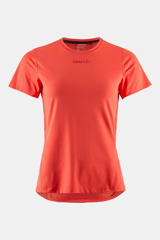 Craft Adv Essence Ss Slim Tee W red