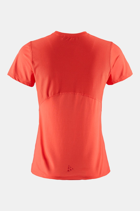 Craft Adv Essence Ss Slim Tee W red