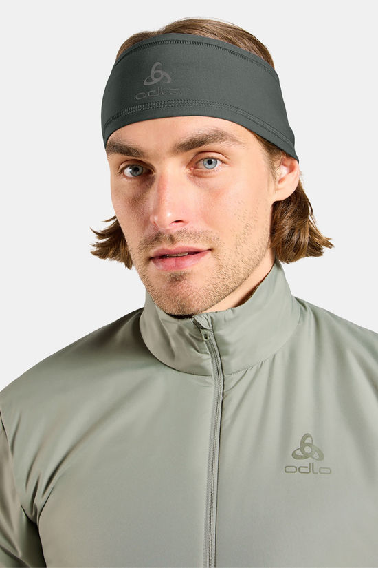 Odlo Polyknit Light Eco Headband dark green/dark grey