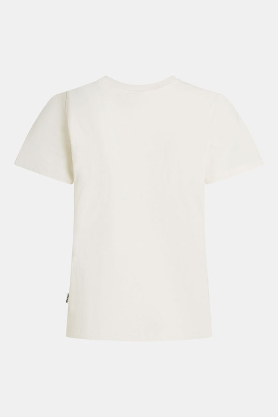 O'Neill Front Print T-Shirt Dames off white