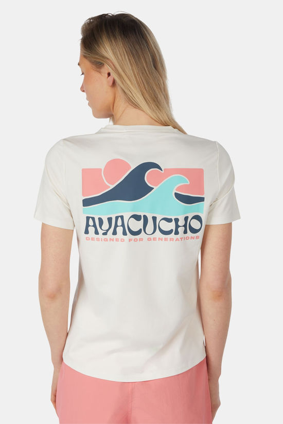 Ayacucho Clearwater T-Shirt Dames off white