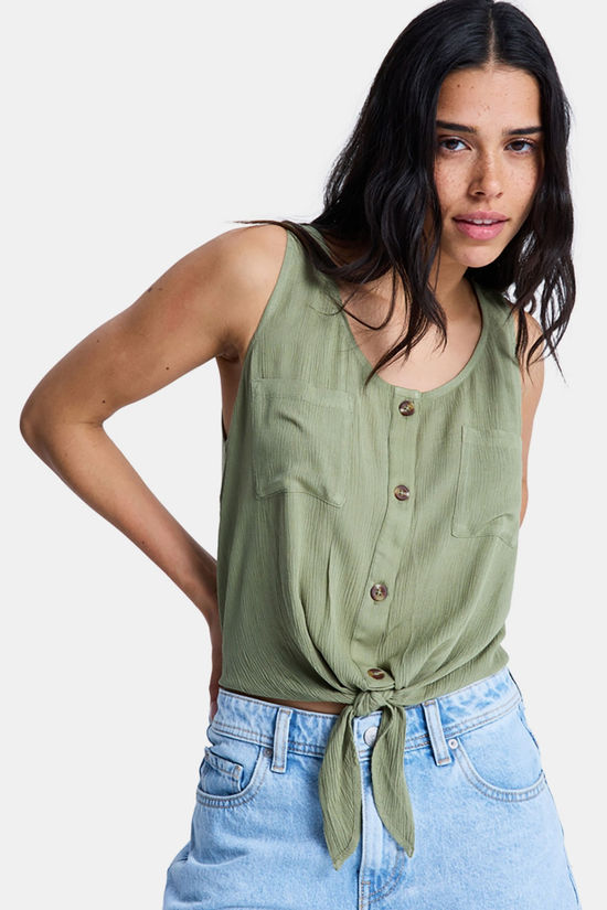 Roxy Tropical Hill Top Dames light khaki