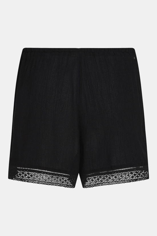 O'Neill Essentials Embroidery Shorts Korte Broek Dames black