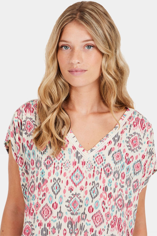 Protest Prtmayla Tunic Jurk off white/mid pink