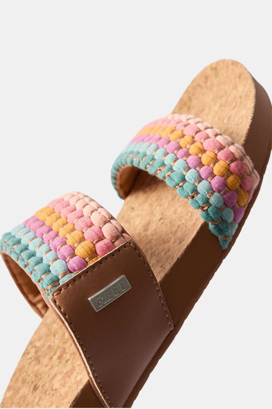 Reef Cushion Vista Slipper Dames Dark Brown/Assorted / Mixed