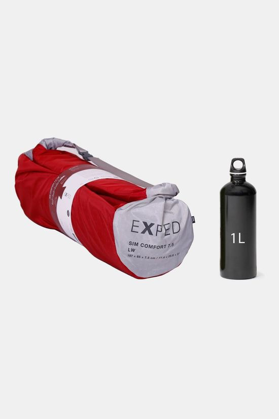 Exped Sim Comfort 7.5 Lw Slaapmat dark red