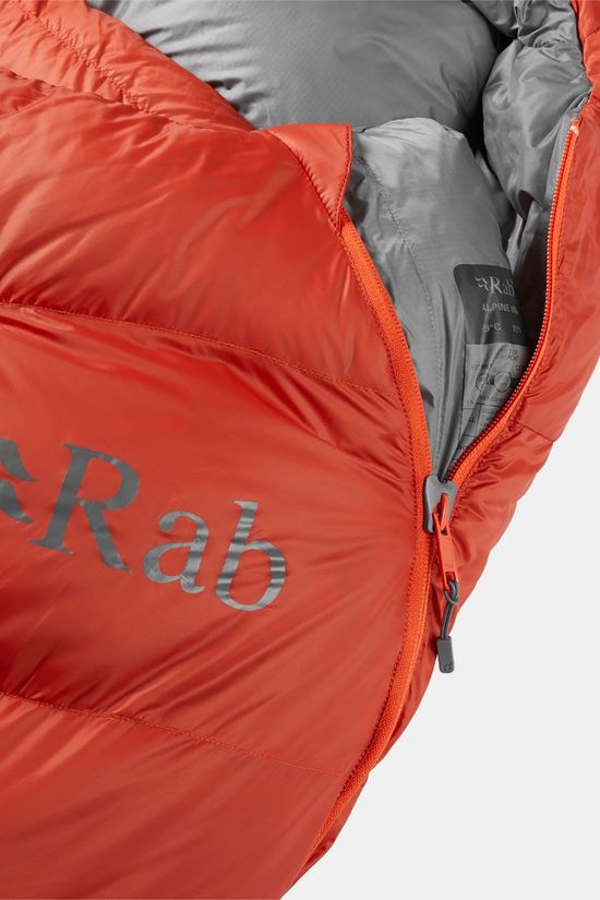 Rab Alpine 600 Slaapzak light red