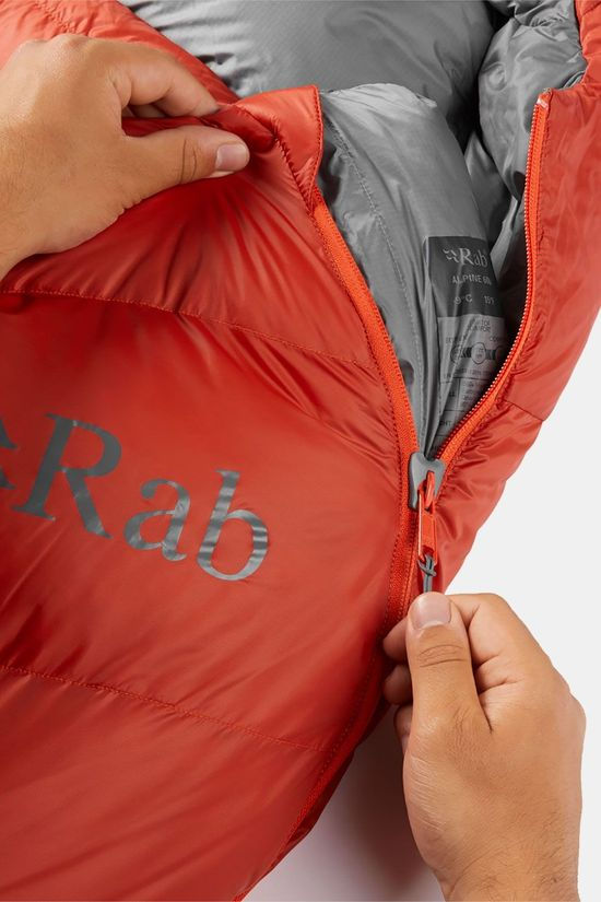 Rab Alpine 600 Slaapzak light red