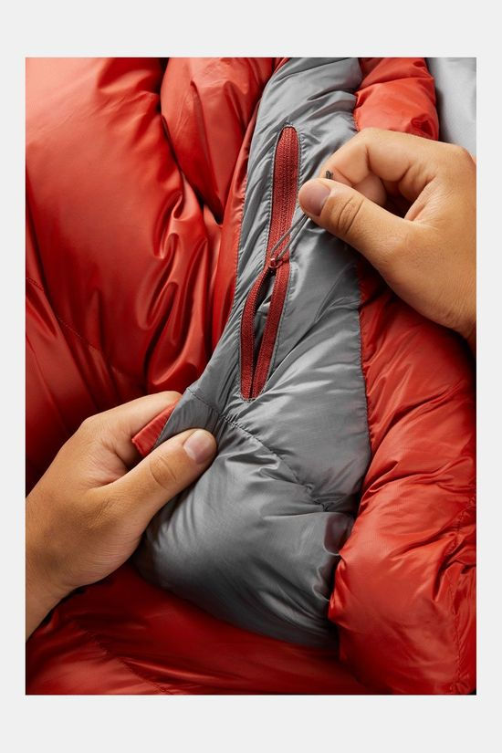 Rab Alpine 600 Slaapzak light red
