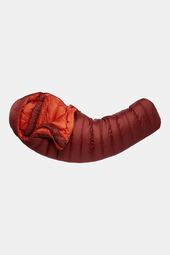Rab Ascent 900 Long Slaapzak Oxblood Red