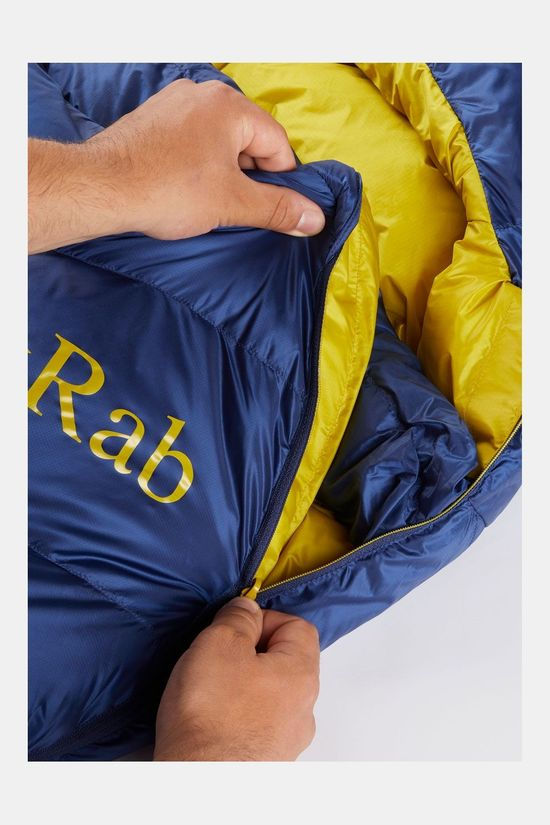 Rab Neutrino 400 Long Slaapzak Nightfall Blue