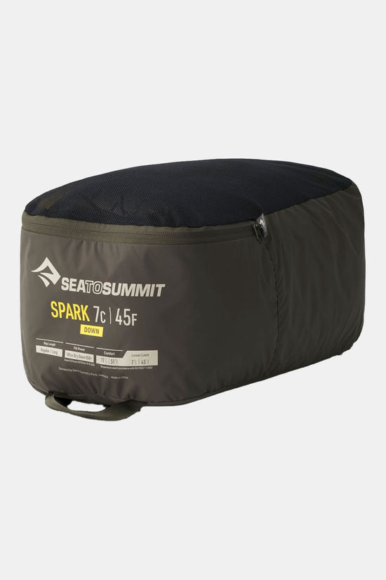 Sea To Summit Spark Ultralight Mummy 7C Down Long Slaapzak dark grey