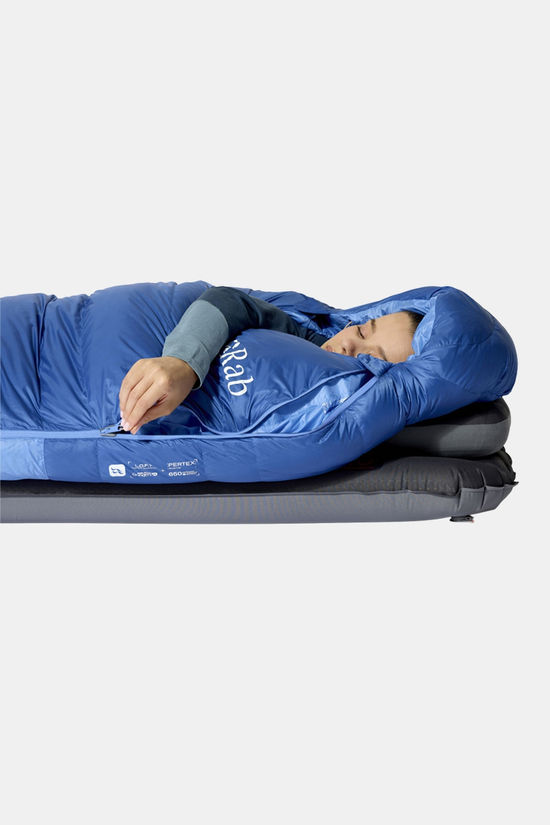 Rab Ascent -12C / 10F Slaapzak Dames light blue/blue