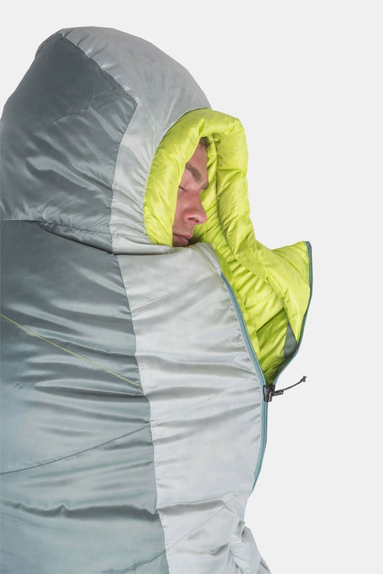Big Agnes Sidewinder 0 (650 Rds Downtek) Long Slaapzak Olive Green
