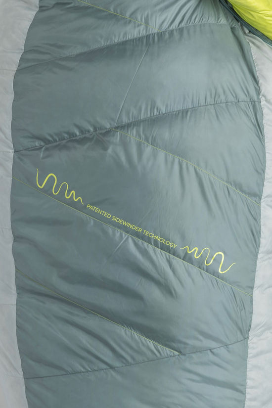 Big Agnes Sidewinder 0 (650 Rds Downtek) Long Slaapzak Olive Green