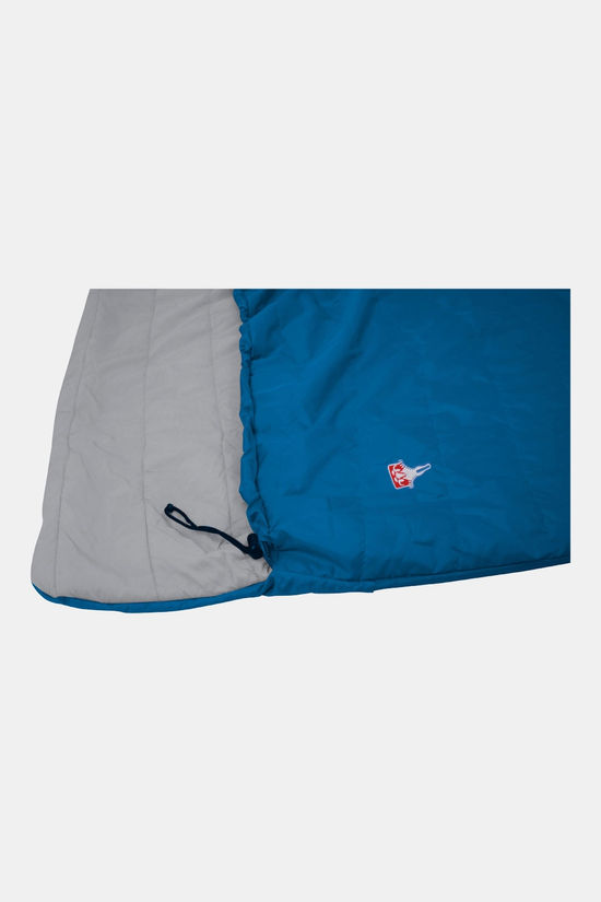 Grüezi-bag Wolle Almhütte Slaapzak blue