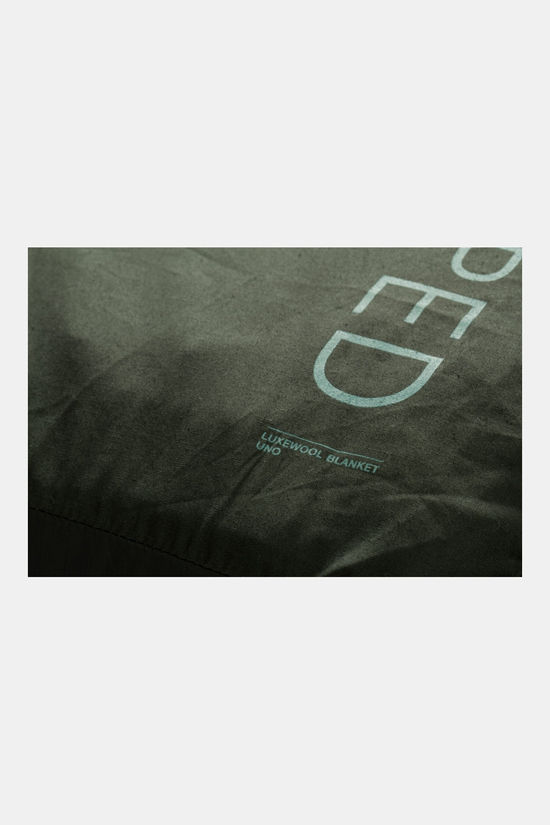 Exped Luxewool Blanket Uno Deken mid grey/dark grey