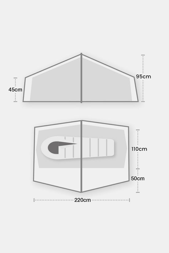 Wild Country Norte Compact 1 Tent 1P green