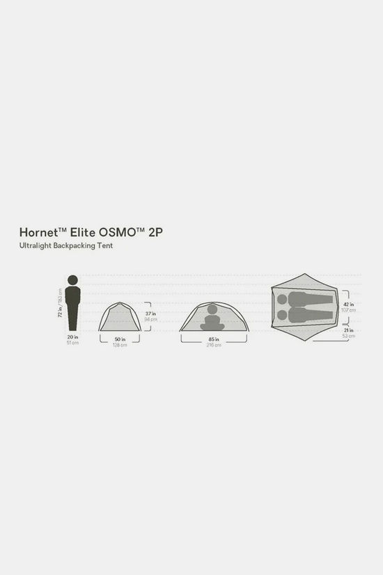 Nemo Hornet Elite Osmo 1P Tent mid grey
