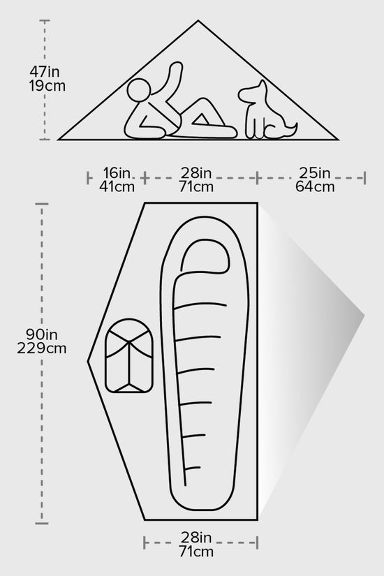 Big Agnes String Ridge VST 1.5 Tent dark grey/light green